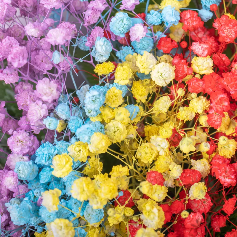 Букет из гипсофил Вверх к радуге