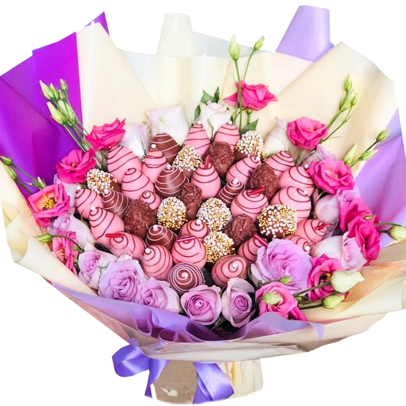 Букет из клубники Фиолка