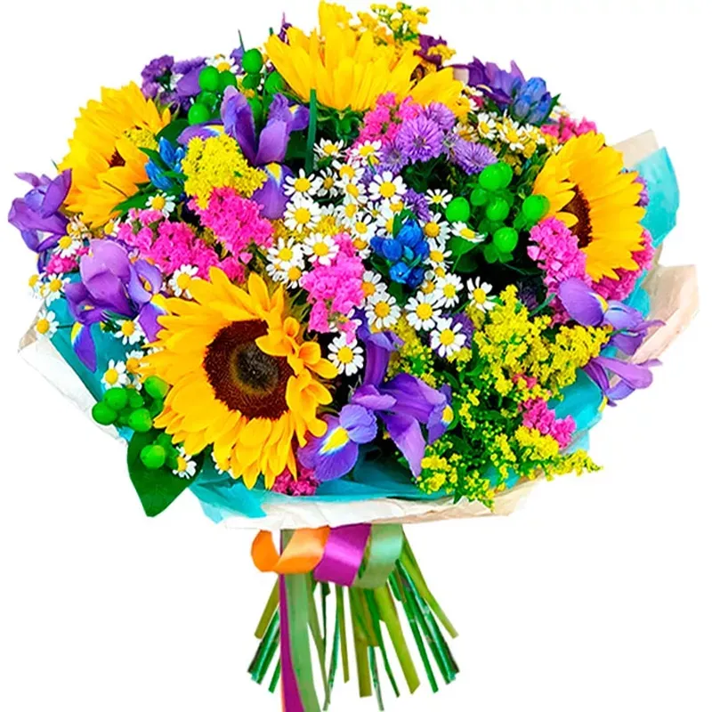 Букет Яркий мир